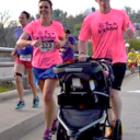 Adam and Brooke Burleson during race